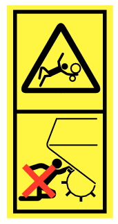 Danger entrainement par rouleaux